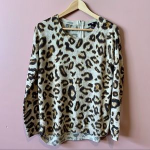 H&M Leopard Sweater